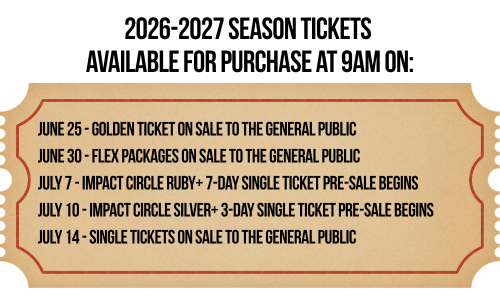 Jim & Linda Lee Performing Arts Center - 2026-27 Season Ticket Sales dates